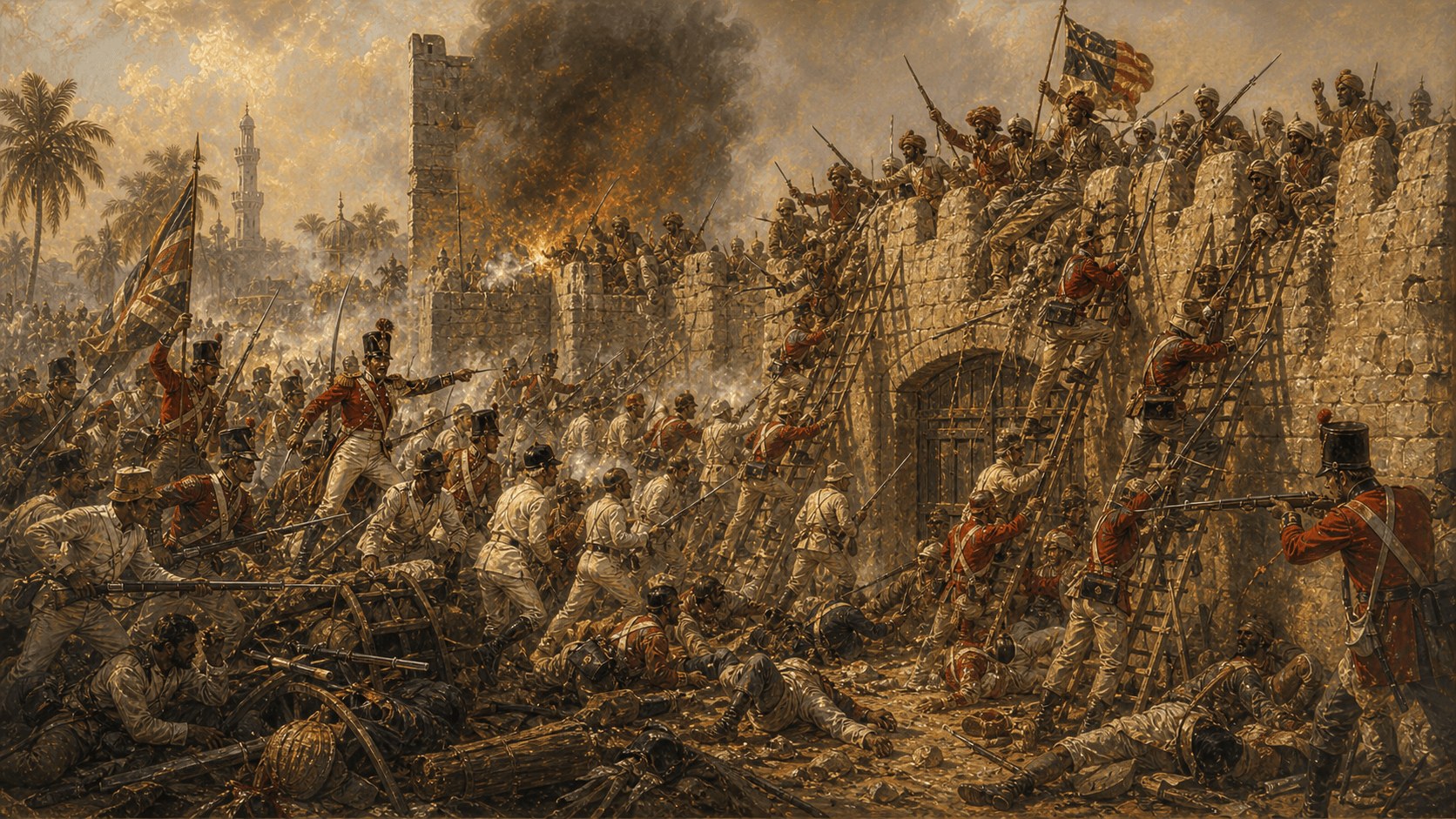 The siege of Seringapatam