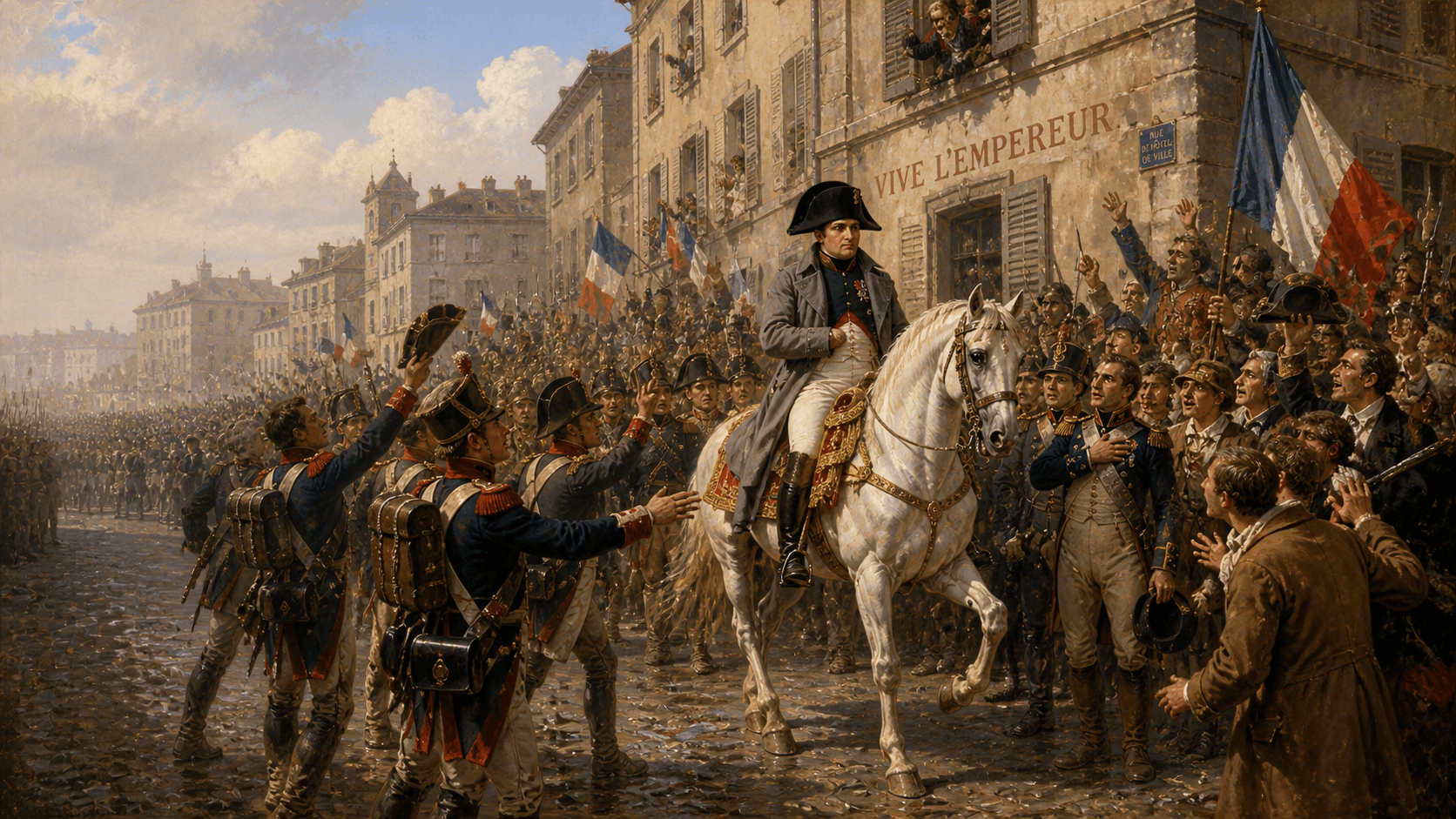 Napoleon returning from Elba